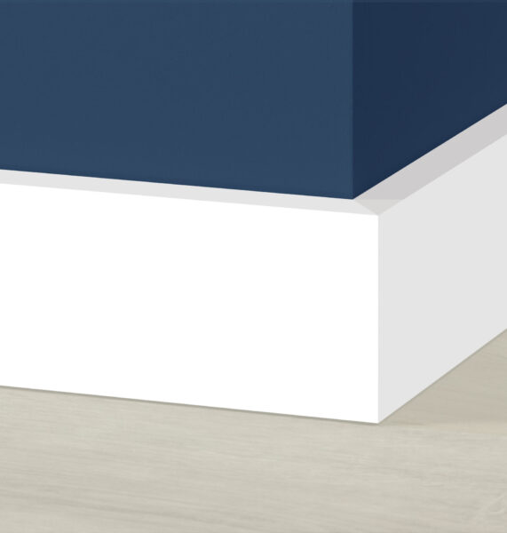 Gelakte MDF Plint Strak RAL 9005